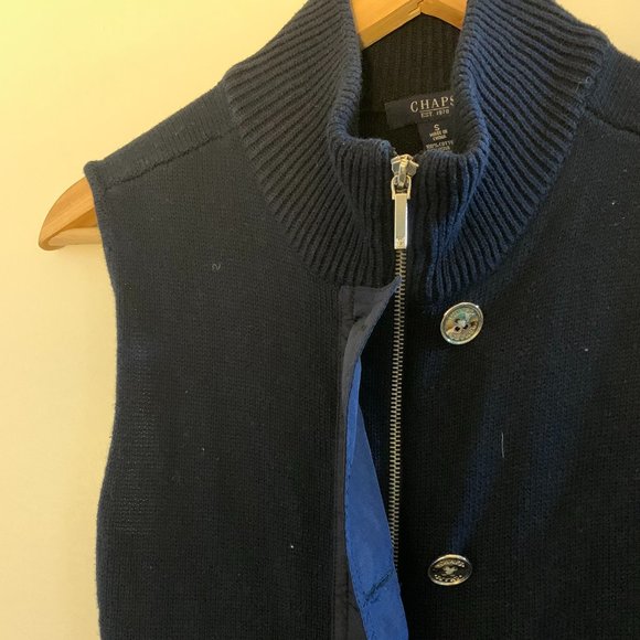 Navy Chaps Sweater Size S - Picture 5 of 5